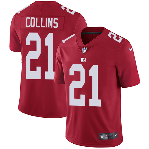 Nike Giants #21 Landon Collins Red Alternate Men's Stitched NFL Vapor Untouchable Limited Jersey